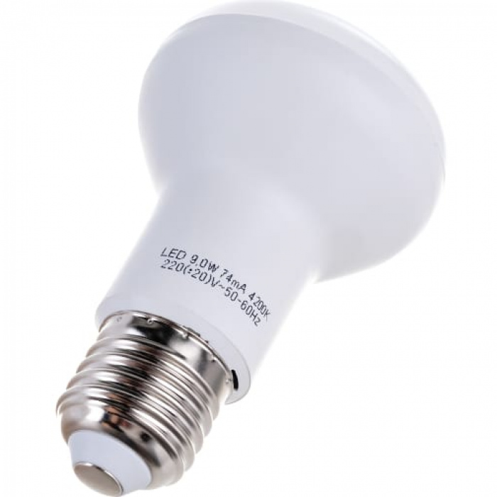 Ecola R63 E27 9W 4200K 4K 102x63 пласт./алюм. G7KV90ELC