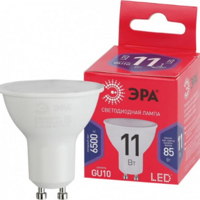 ЭРА ECO MR16 GU10 11W(880lm) 6500K 6K 50х50 MR16-11W-865-GU10 6038